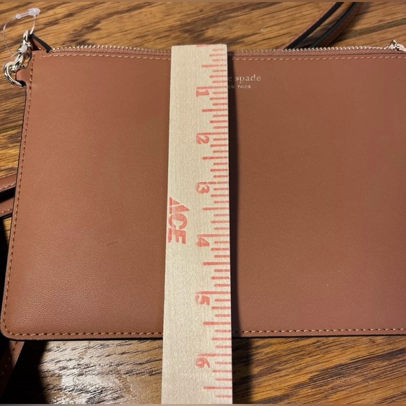 🔥NWT Kate Spade ♠️ Flower Monogram Sutton Oversized Tote Black/Brown w/Pouch - Picture 13 of 15